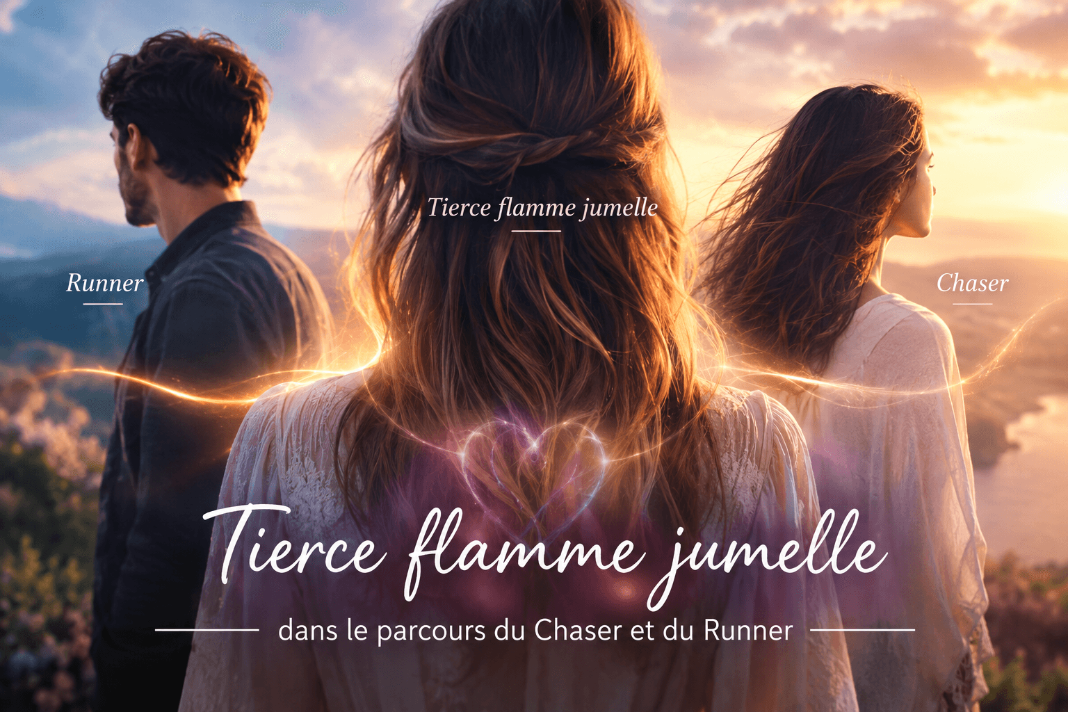 Tierce flamme jumelle dans le parcours du Chaser et du Runner
