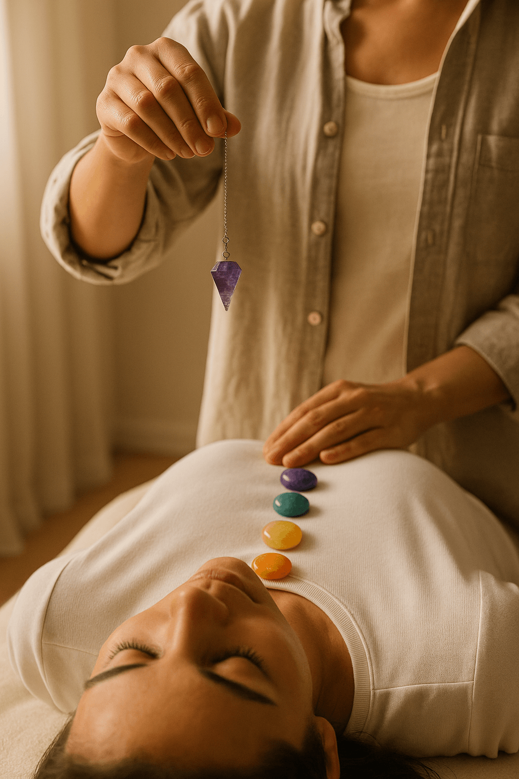Soins énergétiques et pendule pour une pratique de bien-être