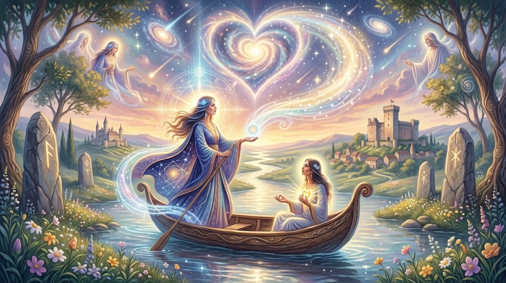 Entre visible et invisible, découvrez le rôle du passeur d’âmes, une approche spirituelle liée à l’accompagnement des âmes vers la lumière. ✨🕊️🌙