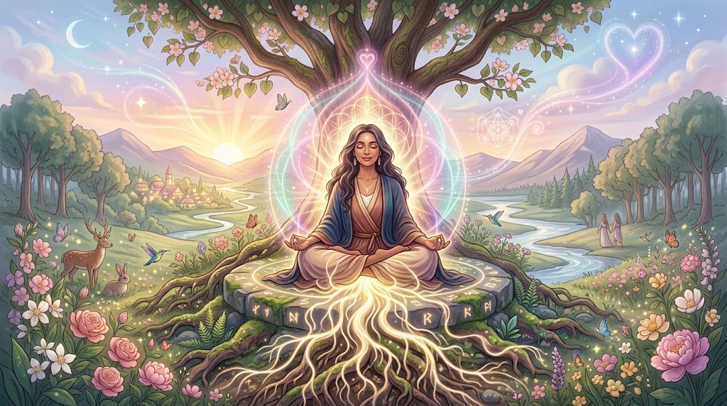 Se reconnecter à la Terre, apaiser son esprit et retrouver son équilibre intérieur grâce à un rituel de présence et d’harmonie. 🌿🌍✨