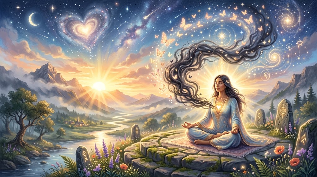 Apaiser ses doutes, reconnaître sa valeur et avancer sereinement sur son chemin spirituel en apprenant à croire en soi. ✨🌿💜