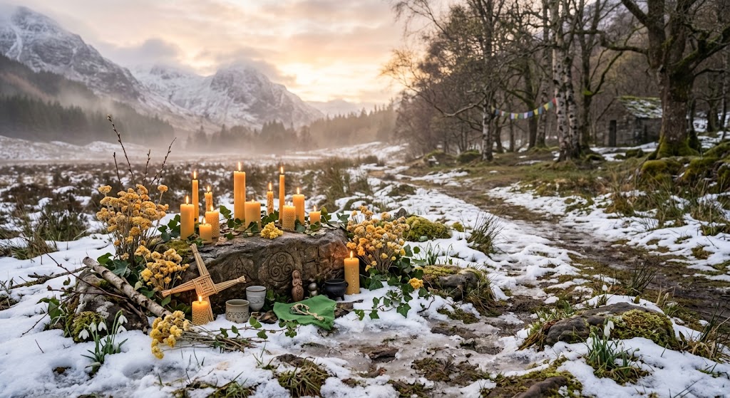 La lumière renaît, la nature s’éveille et un nouveau cycle commence. 🌿🕯️